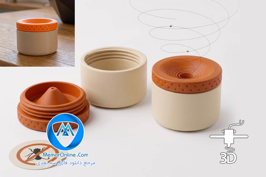 دانلود ابزار مهندسی شده به دام انداختن حشرات مدل سازی شده سه بعدی آماده پرینت