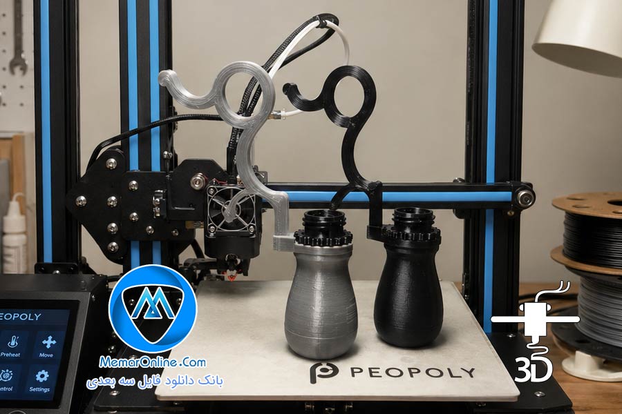 دانلود فایل سه بعدی گریپ رنگ‌آمیزی فیگور مینیاتور برای چاپ