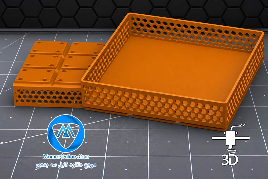 دانلود مدل سه بعدی stl جعبه نظم دهنده در سایزهای مختلف آماده چاپ 3d