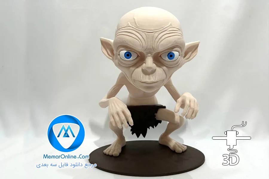 دانلود مدل سه بعدی 3mf گولم آماده پرینت سه بعدی