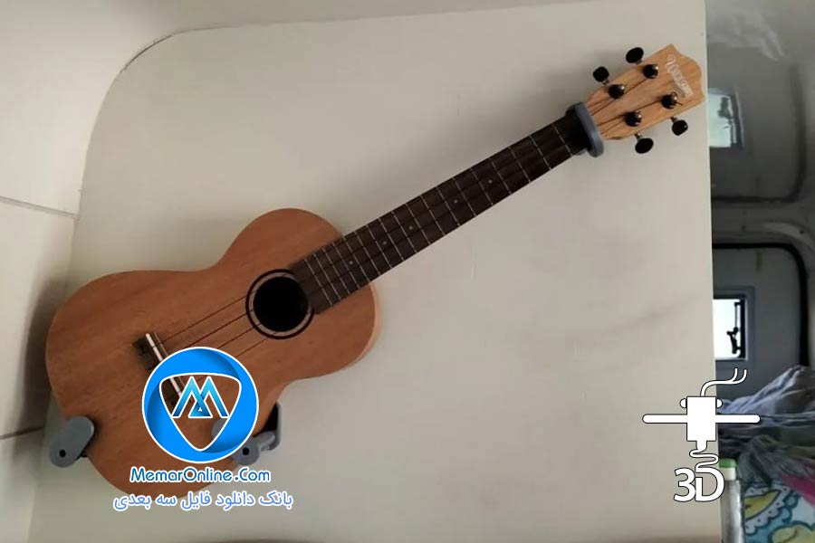 دانلود فایل stl استند دیواری گیتار آماده پرینت سه بعدی