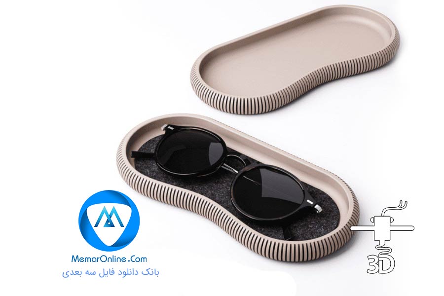 دانلود مدل stl آماده پرینت سه بعدی جعبه عینک