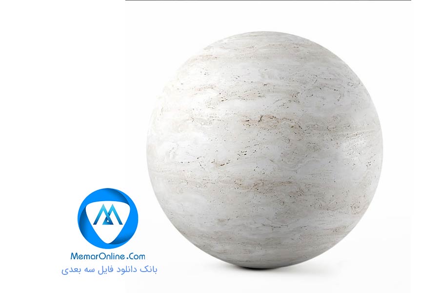 دانلود متریال سنگ تراورتن برای تری دی مکس