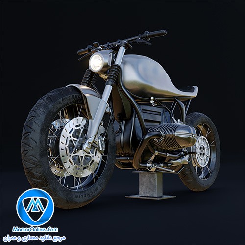دانلود آبجکت سه بعدی موتور سیکلت bmw برای تری دی مکس