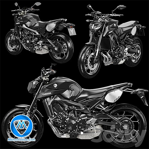 دانلود آبجکت موتور سیکلت Yamaha MT 09 Tracer