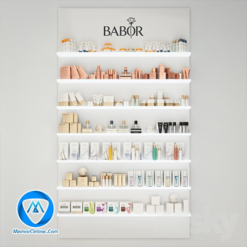 دانلود استند کامل لوازم آرایشی barbor تری دی مکس