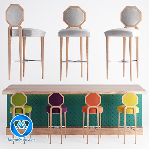 دانلود صندلی کلاسیک اپن برای تری دی مکس