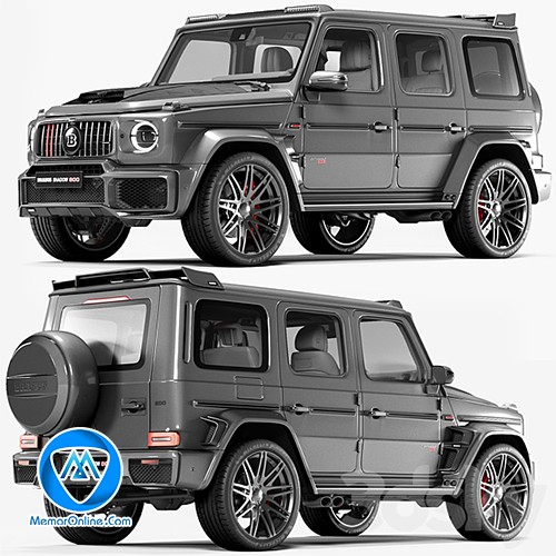 دانلود آبجکت ماشین Brabus G 800 برای تری دی مکس