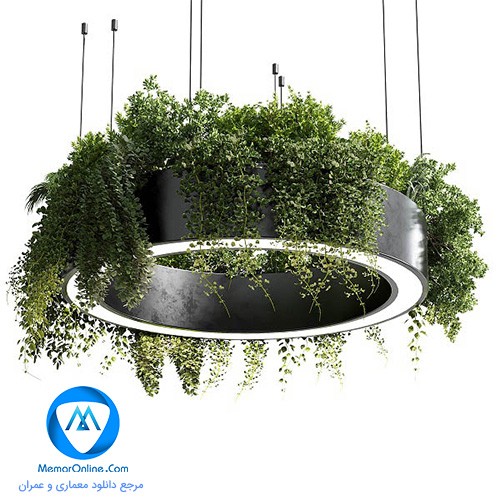 دانلود آبجکت چراغ آویز مدرن برای دیزاین کافه 3dmax