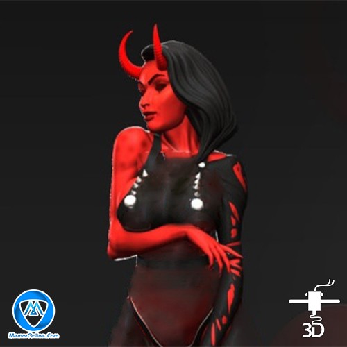 دانلود مدل سه بعدی stl برای چاپ سه بعدی devil
