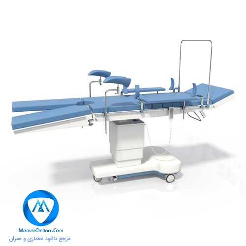 دانلود آبجکت سه بعدی تخت مخصوص زایمان برای تری دی مکس