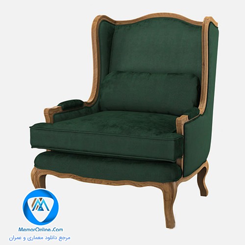 دانلود آبجکت صندلی مبلی سلطنتی برای تری دی مکس