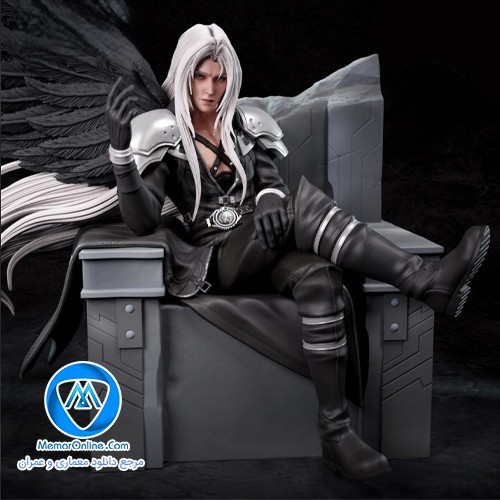 دانلود فایل stl اکشن فیگور Sephiroth برای چاپ پرینتر سه بعدی
