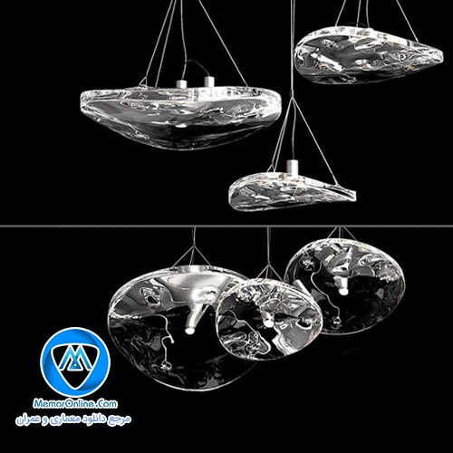 دانلود آبجکت لوستر تزئینی برای تری دی مکس