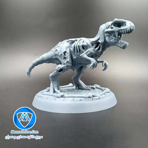 دانلود فایل سه بعدی stl دایناسور تیرکس برای چاپ سه بعدی