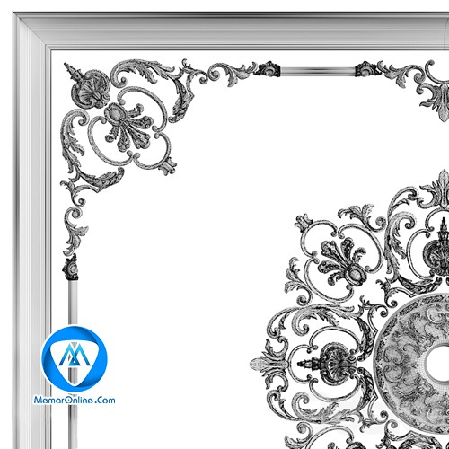 دانلود آبجکت 3dmax گچبری برای طراحی داخلی سقف