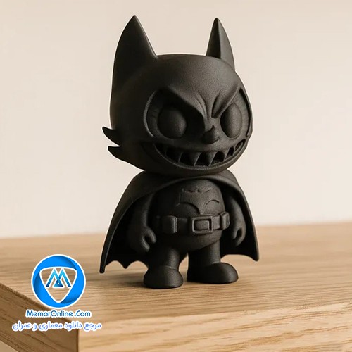 دانلود فایل آماده به پرینتر سه بعدی بت من با فرمت stl