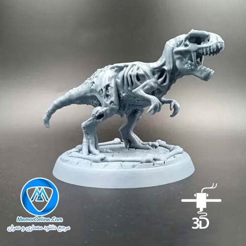 دانلود فایل سه بعدی stl دایناسور تیرکس برای چاپ سه بعدی