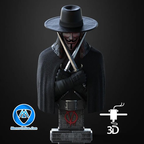 دانلود مدل سه بعدی stl جوکر برای پرینت سه بعدی