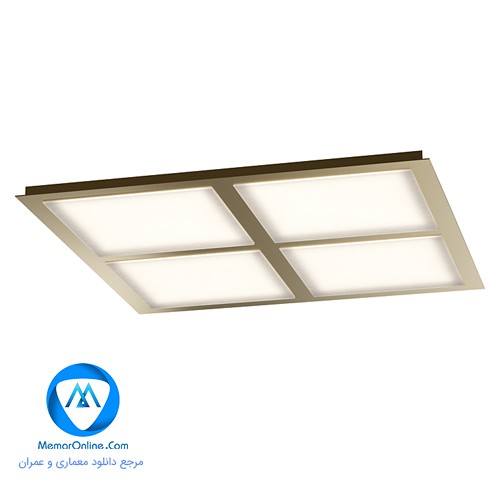 دانلود آبجکت حرفه ای لامپ پنلی سقفی برای 3dmax