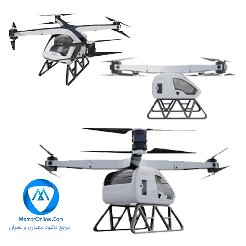 دانلود آبجکت تری دی مکس کوادکوپتر