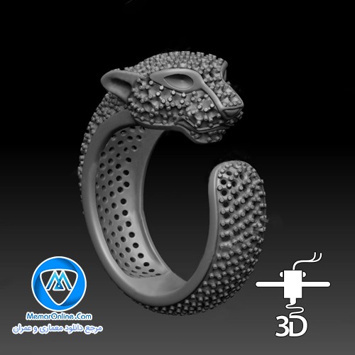 دانلود مدل سه بعدی stl انگشتر برای پرینت 3d