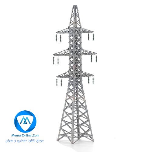 دانلود آبجکت تری دی مکس دکل برق