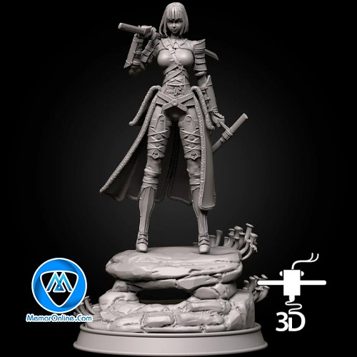 دانلود فیگور stl جنگجوی کوهستان برای پرینت سه بعدی