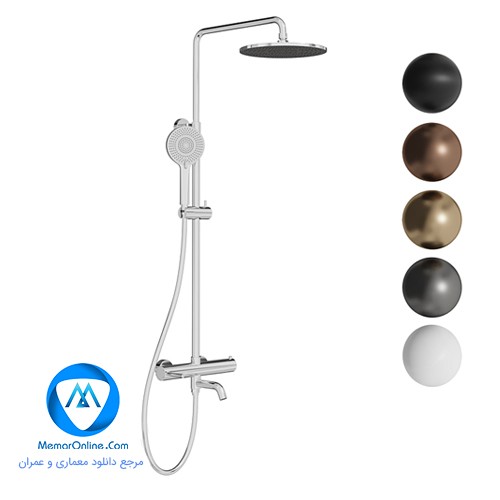 دانلود آبجکت دوش حمام برای 3dmax