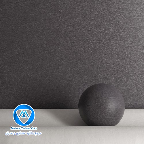 تکسچر رنگ دیوار ذغالی برای تری دی مکس