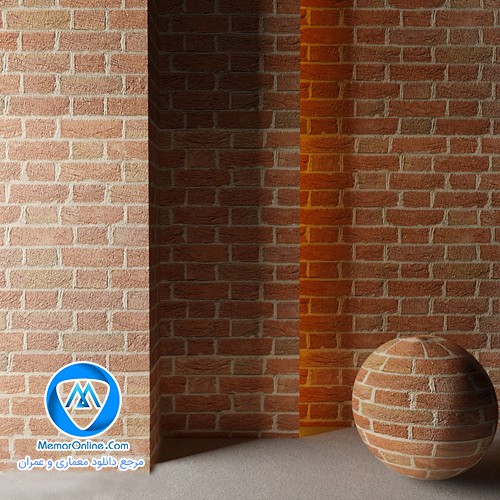 دانلود تکسچر آجر قرمز برای تری دی مکس