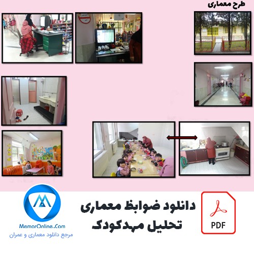 دانلود ضوابط معماری تحلیل مهد کودک