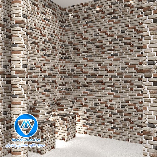 دانلود تکسچر کلاسیک آجر برای تری دی مکس