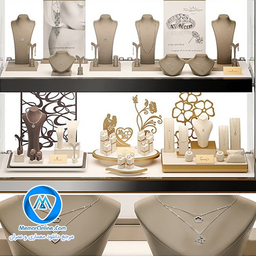 دانلود آبجکت تری دی مکس گردنبند و جواهرات