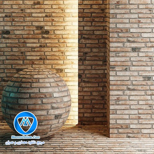 دانلود متریال کلاسیک آجر برای تری دی مکس