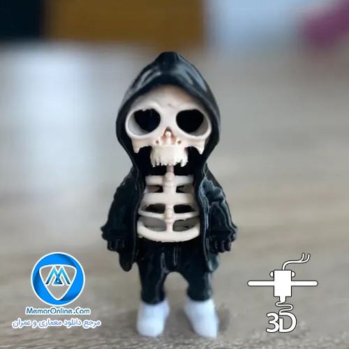 دانلود فیگور اسکلت stl برای چاپ سه بعدی