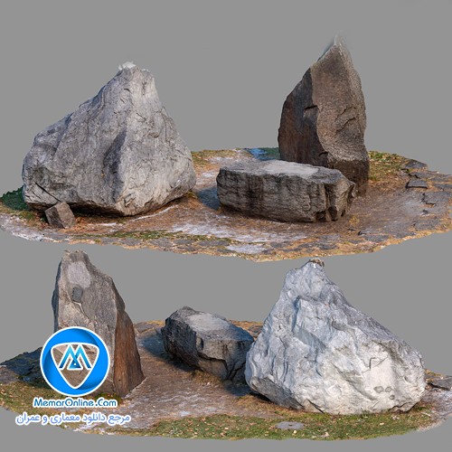 دانلود آبجکت تخته سنگ برای 3DMAX