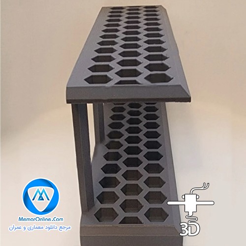 دانلود فایل stl استند لوازم آرایشی و خودکار