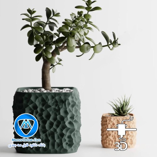 دانلود مدل سه بعدی stl گلدان مدرن برای چاپ با پرینتر 3d