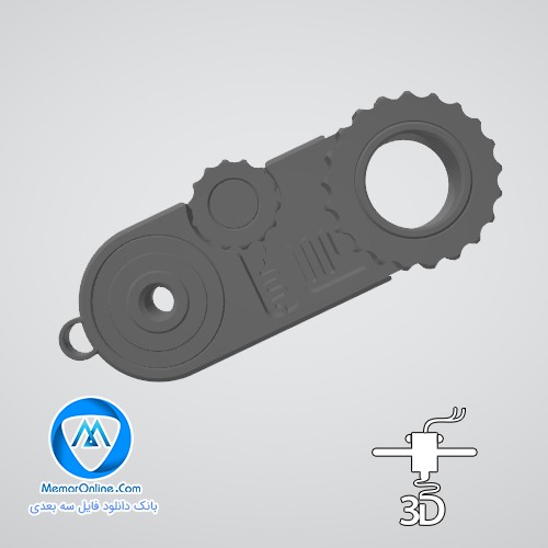 دانلود فایل سه بعدی stl جاسویچی چرخ دنده برای چاپ 3D