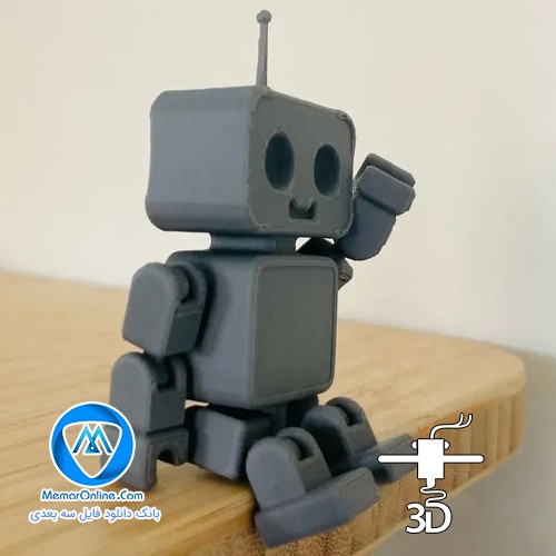 دانلود اکشن فیگور روبوتیکمن stl آماده برای پرینت سه بعدی