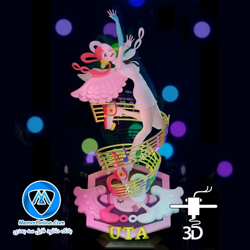 دانلود فایل سه بعدی stl فیگور رقص فرشته آماده برای چاپ سه بعدی