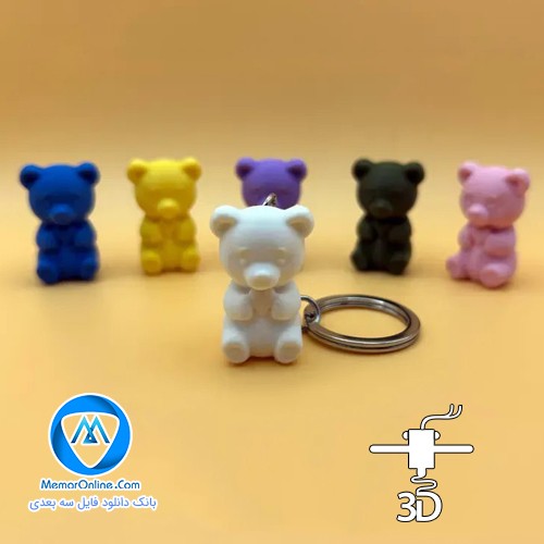 فایل آماده به پرینت stl mini bear برای دانلود