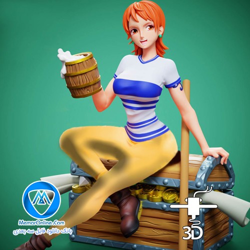 دانلود فیگور stl آماده به چاپ سه بعدی نامی میلک