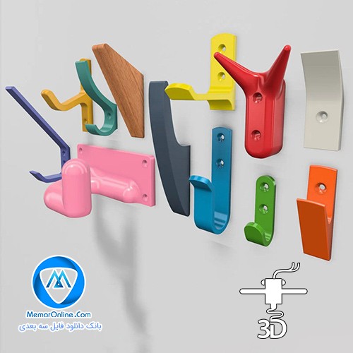 دانلود انواع مدل آویز لباس سه بعدی stl برای چاپ سه بعدی