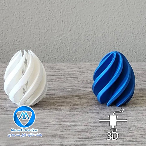 دانلود مدل سه بعدی آماده به چاپ تخم مرغ تو در تو stl