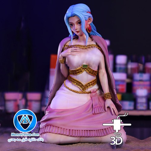 دانلود مدل سه بعدی STL فیگور Nefertari Vivi برای چاپ سه بعدی