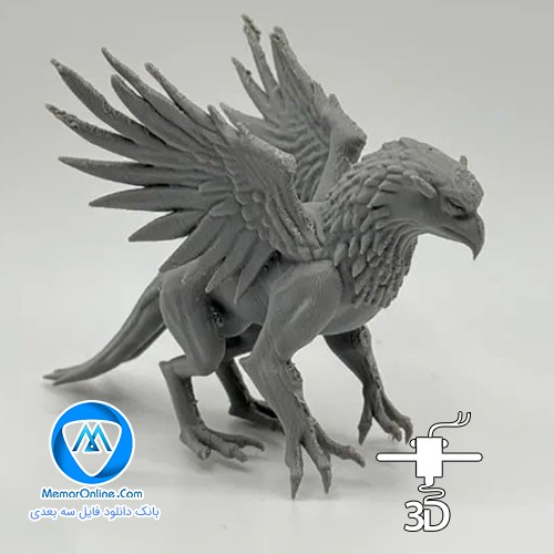 مدل آماده چاپ سه بعدی عقاب griffin