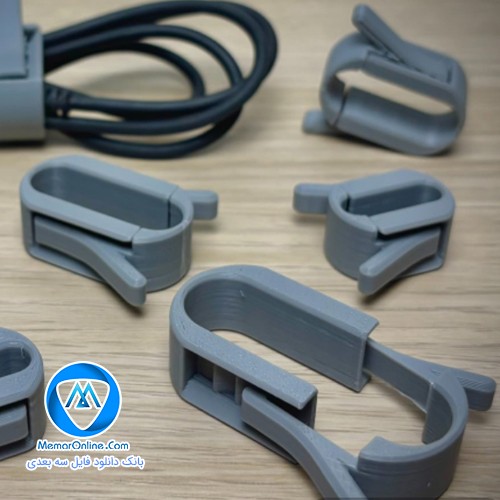 دانلود مدل stl گیره سیم وسایل برقی آماده پرینت سه بعدی