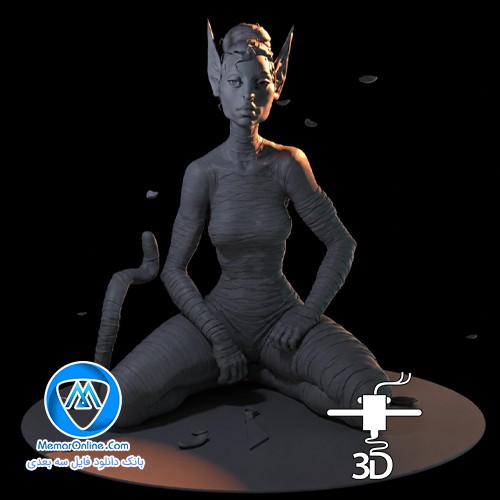 دانلود مدل سه بعدی stl فیگور آواتار برای چاپ سه بعدی